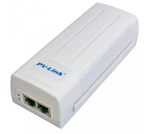 PoE инжектор для IP камер 1 канальный PV-Link PV-POE01GB PoE инжектор для IP камер 1 канальный PV-Link PV-POE01GB
